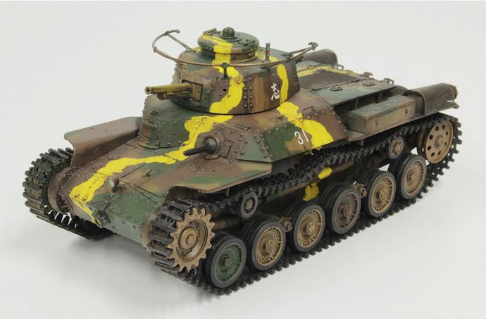 「九七式中戦車 チハ 前期型」を1/35スケールで再現…日本陸軍の主力戦車！