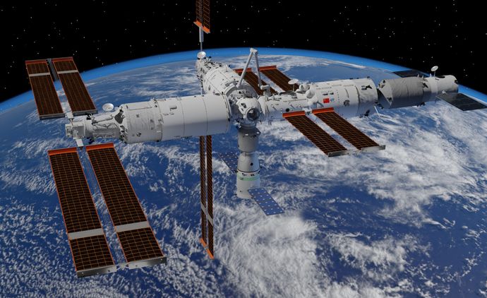 中国の有人宇宙ステーション「天宮」にスペースデブリが衝突か…地球帰還予定を延期！