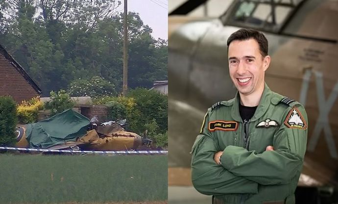 英空軍のスピットファイアが墜落、パイロットが死亡…第2次世界大戦中の主力戦闘機！
