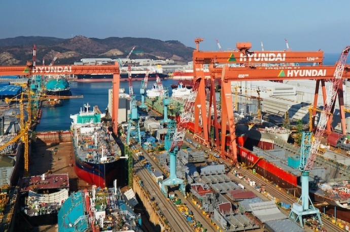 韓国造船ビック3が受注目標値の平均90%を達成も赤字、低価格受注の影響！