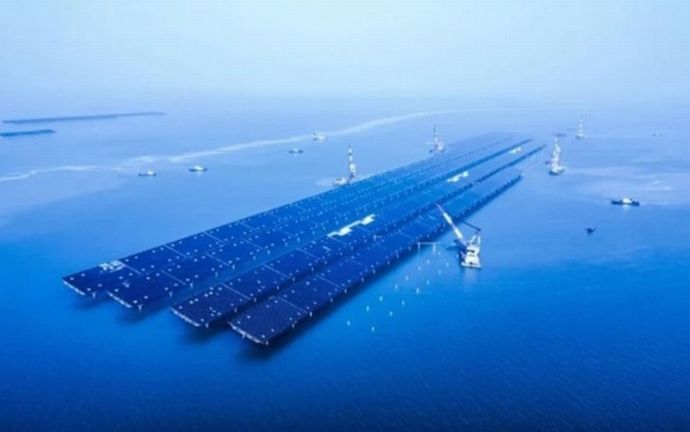 世界最大の1ギガワット洋上太陽光発電プロジェクトが中国で稼働！