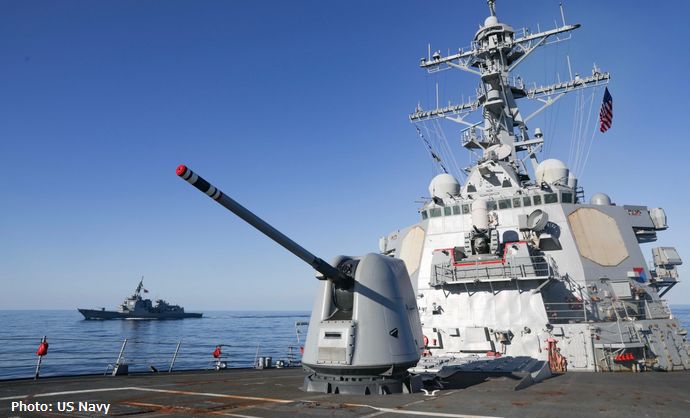 中国人民解放軍、南シナ海に侵入した米ミサイル駆逐艦ミリアスに「退去」するよう警告！