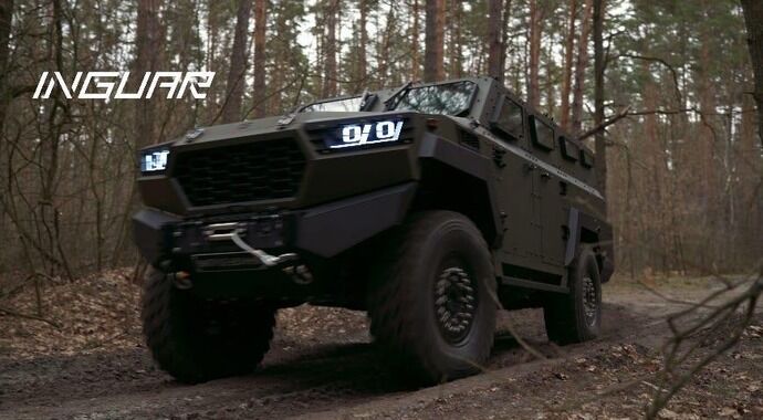 ウクライナ防衛企業、対戦車地雷にも耐える新型装甲戦闘車両「｢Inguar-3」を発表！