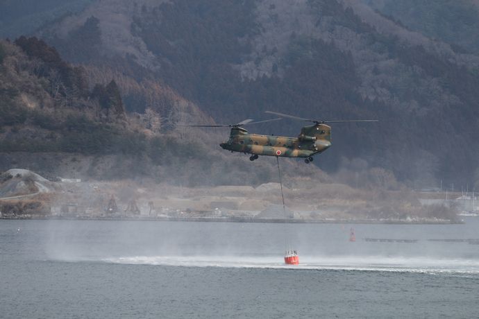 五島市の山林火災で自衛隊に空中消火の災害派遣要請…現在は鎮圧状態！