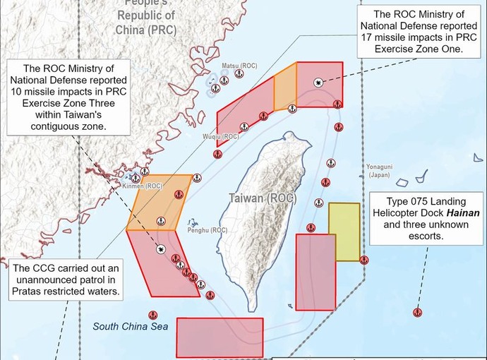 米国務省が台湾周辺の中国軍事演習を批判「不必要に緊張高める」「武力による現状変更に反対する」！