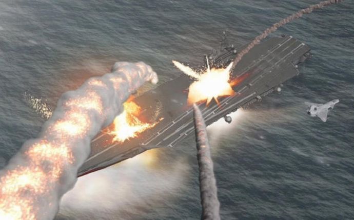 中国軍、宇宙兵器で米空母打撃群を模擬攻撃…シミュレーションではわずか10分ほどで壊滅！