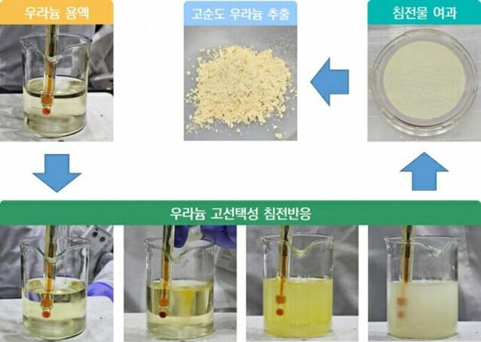 韓国原子力研究院、90％高純度ウラン抽出に成功…「濃縮」とは異なる概念！