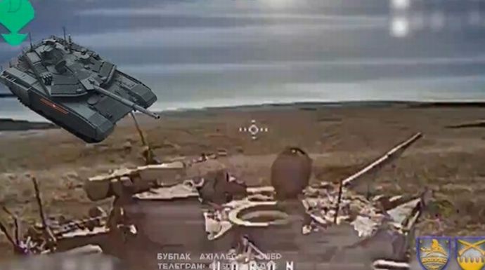 ウクライナ軍第92突撃旅団、ドローンでロシア最新鋭戦車T-90の車内撮影に成功！