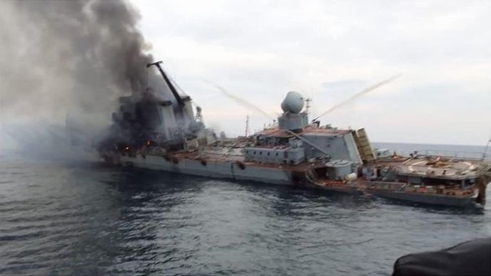 ロシア黒海艦隊の旗艦だった巡洋艦「モスクワ」を沈めたミサイル、射程強化型の存在が明らかに！