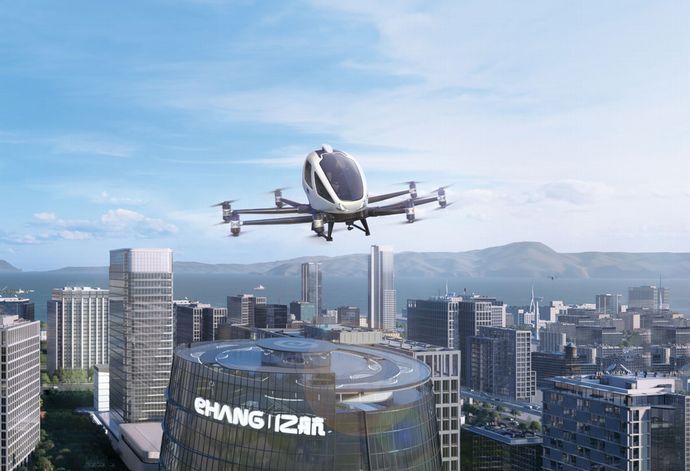 中国の旅客用ドローンメーカーが商用運航開始へ…民用航空局から型式証明を取得したと発表！