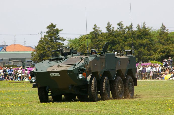 JGSDF_APC_Type_96_at_JGSDF_Camp_Shimoshizu_01