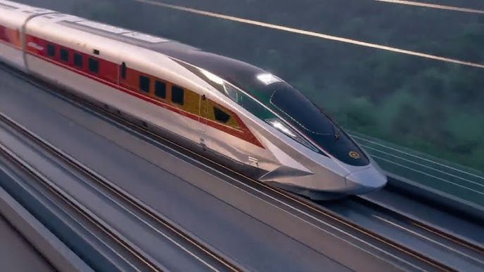 中国の世界最速高速鉄道列車「CR450」、2027年にも営業運転へ…台湾メディア！