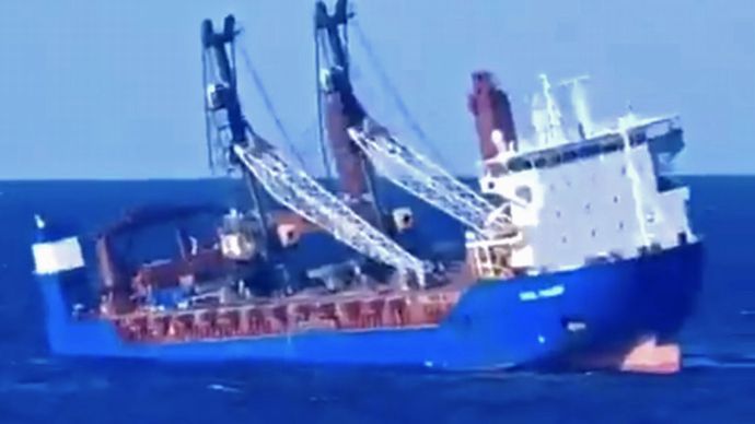 軍事輸送を担当するロシア貨物船「ウルサ・マヨール」号が地中海で沈没…機関室が爆発とロシア政府が発表！