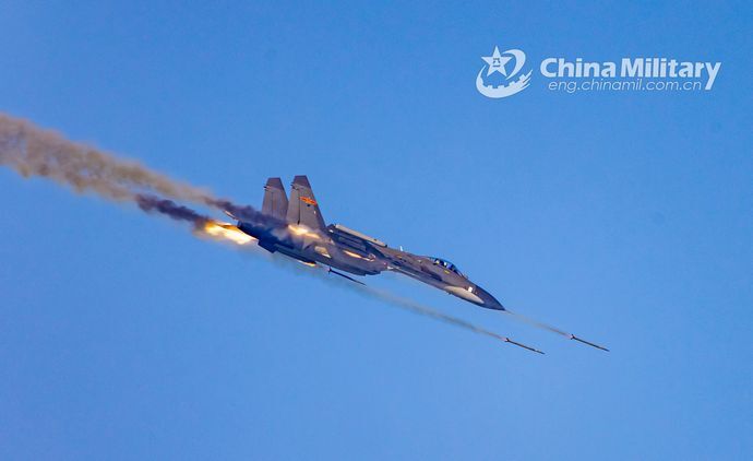 中国軍機57機を台湾海峡周辺で確認、28機が中間線越え防空識別圏に進入！