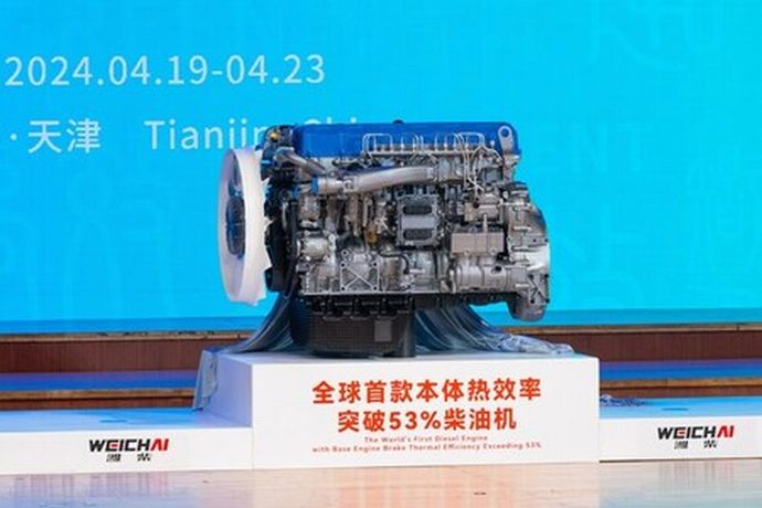 中国が自主開発したディーゼルエンジンが熱効率53.09%の世界記録を樹立！