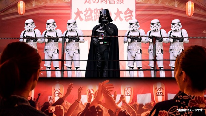 銀河史上初「スター・ウォーズ盆踊り」大盛り上がり…ダース・ベイダーが降臨！