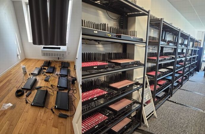 国連本部ビル周辺で、10万枚のSIMカードなど違法ネットワークを摘発…米大統領警護隊！