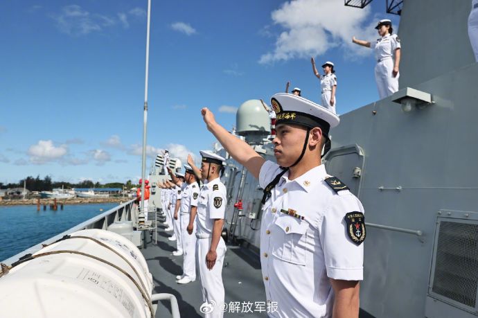 中国海軍052D型駆逐「淄博」がトンガの首都ヌクアロファに到着…同国海軍創設50周年記念式典に参加! : 軍事・ミリタリー速報☆彡
