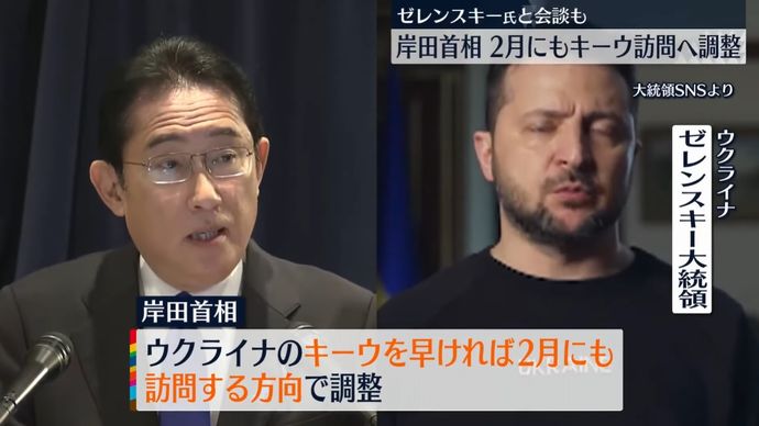 岸田首相が2月にもウクライナ訪問を検討…一体何を手土産に持参するだろうか？