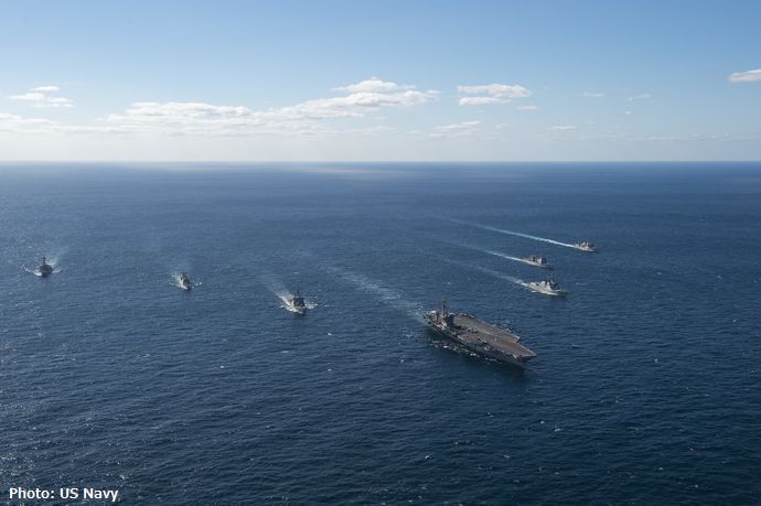 朝鮮半島周辺に米海軍空母3隻が集結…北朝鮮と中国を両にらみか！