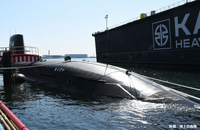 たいげい型潜水艦2番艦「はくげい」が就役、自衛艦旗授与式を実施…川崎重工神戸工場！