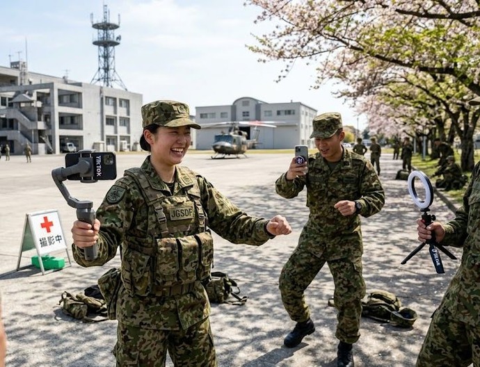 自衛隊「Z世代はティクックトックしか見ない」…防衛白書、ショート動画で初解説へ！