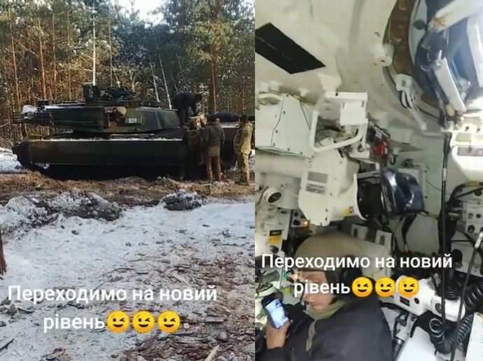 アメリカ供与のM1A1SAエイブラムス戦車の内部映像、ウクライナ軍が初公開！