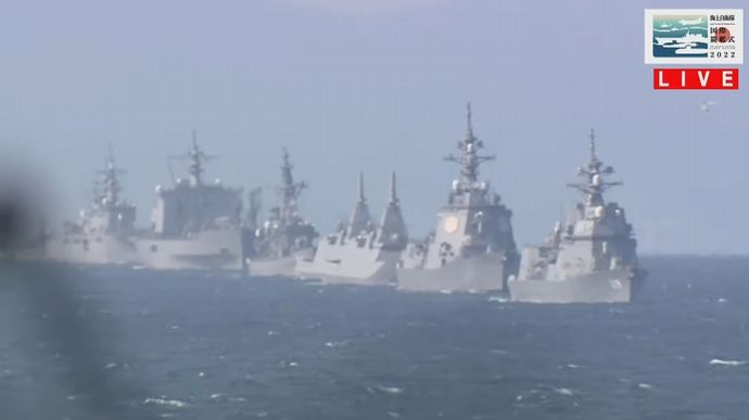 海自創設70年「国際観艦式」に世界12か国の艦艇18隻が参加…中国は招待を受けたものの不参加！