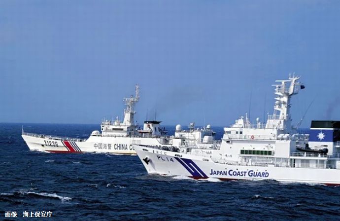 尖閣諸島沖の日本領海に侵入中の中国海警船、領海滞在時間が最長に…これまでの64時間17分を超える！