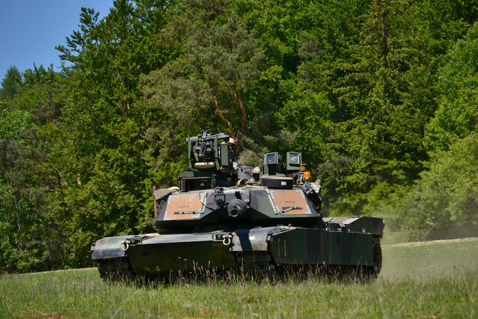 M1A2_tanks_at_Combined_Resolve_II_(14254298952)