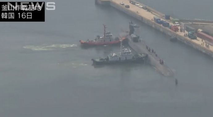 米海軍のオハイオ級原子力潜水艦「ミシガン」が韓国の釜山作戦基地に入港…2017年10月以来、5年8カ月ぶり！