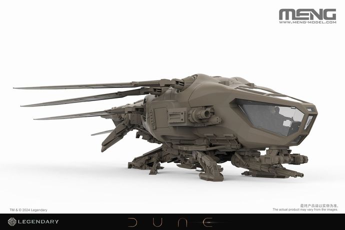 映画「デューン 砂の惑星」に登場する飛行メカ「ハルコンネン オーニソプター」がプラモデル化！