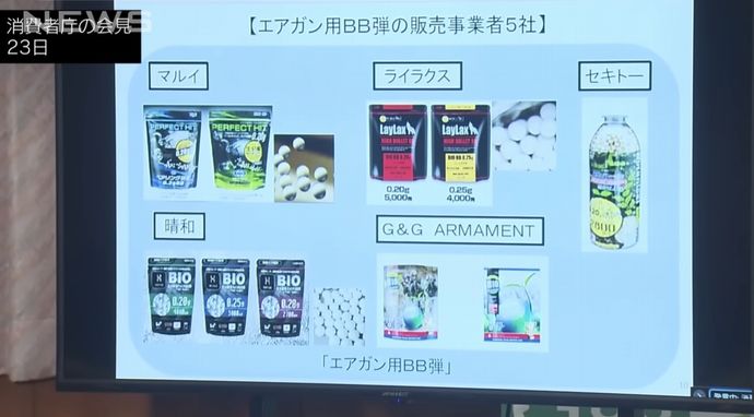 サバゲー界激震、バイオBB弾の表記で消費者庁から措置命令…東京マルイ！