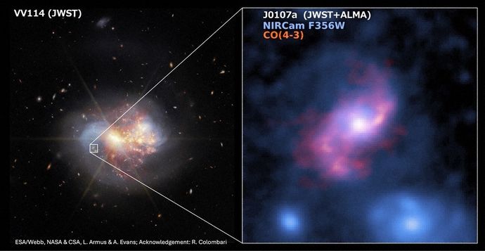 巨大な「モンスター銀河」を発見、猛烈なガスの嵐で星を大量生産！