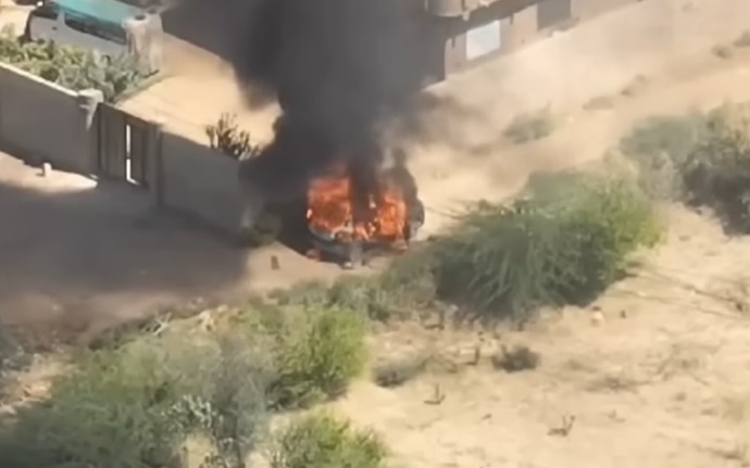 ウクライナのドローンが、スーダンでロシア傭兵の車両3台を爆撃…黒煙上がる「記録映像」が公開！