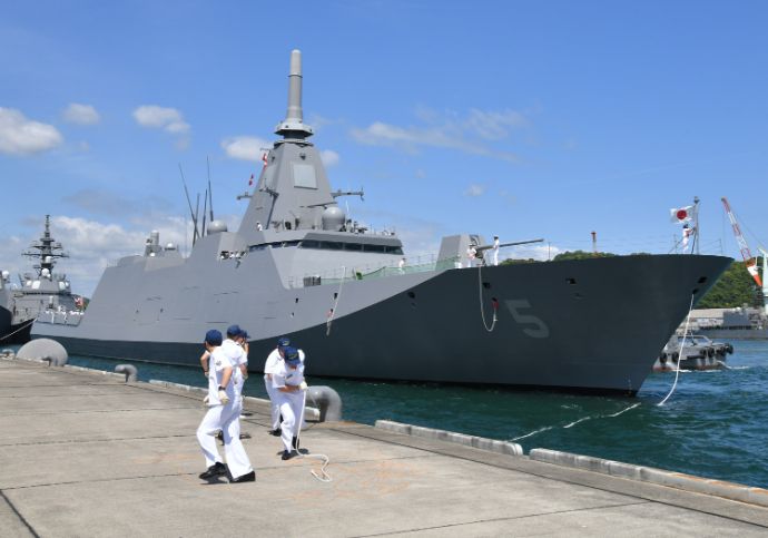 海上自衛隊の新型護衛艦「やはぎ」が舞鶴に初入港…第14護衛隊に所属！
