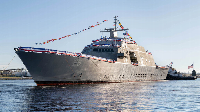 韋駄天の戦闘艦「マリネット」米海軍に引き渡し…フリーダム級LCS13番艦！
