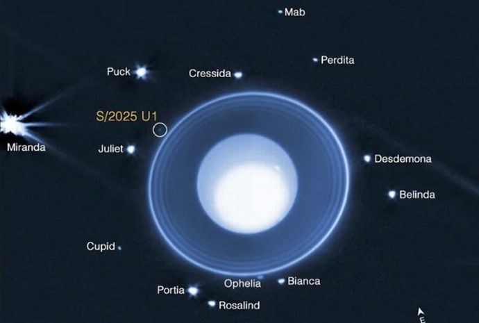 ボイジャーも見つけられなかった天王星の新衛星、ジェームズ・ウェッブ望遠鏡が発見！