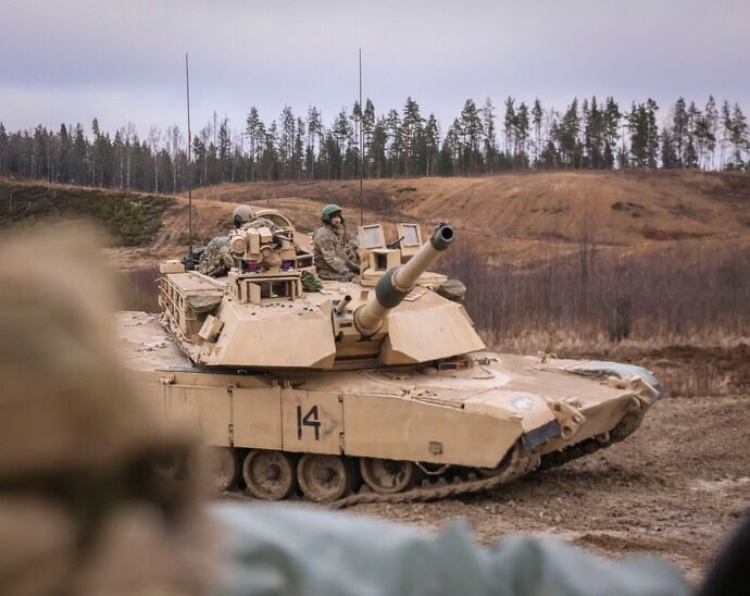 NATO多国籍軍に参加している米陸軍機甲部隊は同盟国を守ってくれています！