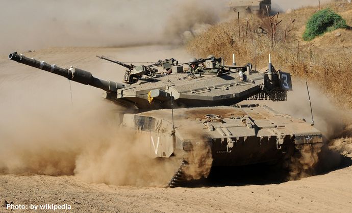BBC記事に写ってるのメルカバMk.3戦車やろ！