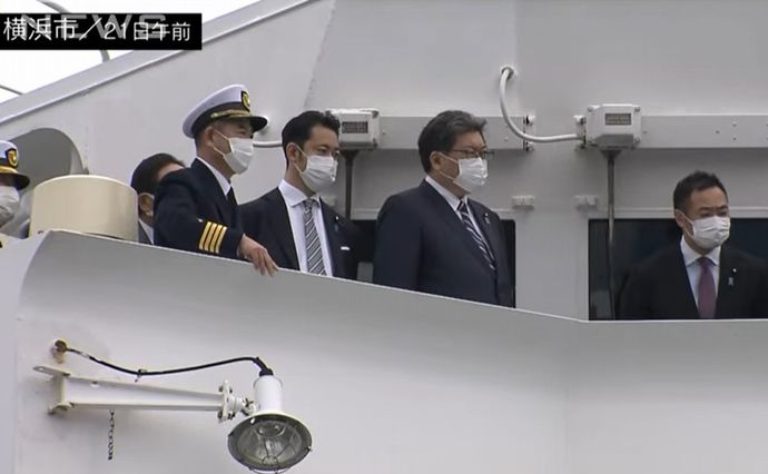 自民・萩生田政調会長が海保基地を視察…自衛隊との連携強化に意欲！