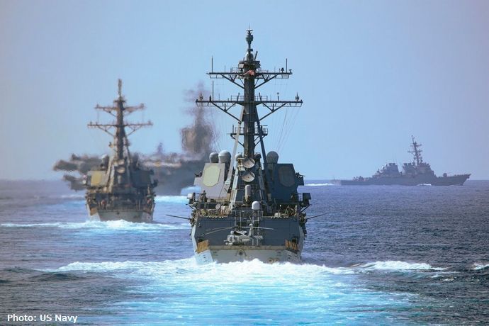 米海軍がホルムズ海峡封鎖開始、イラン港湾への入出港阻止…艦船15隻以上を配備！