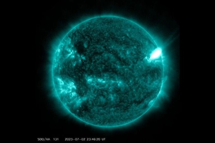 最強クラスの太陽フレアを観測、太平洋と米国西部で電波障害が発生…太陽は間もなく「極大期」に！