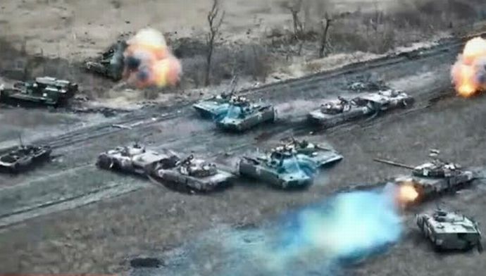 ロシア軍の損害、戦車・装甲車48両、長距離砲36門など…1日で大隊戦闘団が丸々消滅！