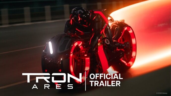 SF映画「トロン」15年ぶり新作「トロン：アレス」の予告編が初公開…現実世界にライトサイクル出現！