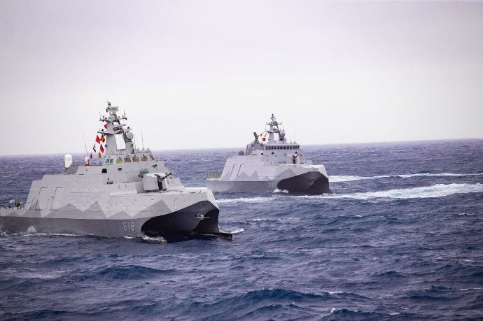 台湾海軍第131艦隊は新型高性能艦船により海防の重要な任務を担っている！