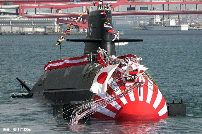 日本の最新鋭潜水艦「らいげい」が進水…スクリューではなくポンプ噴射式推進装置を採用と中国メディア！