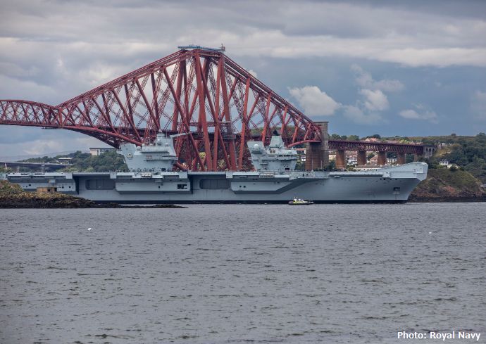 イギリス海軍の空母「プリンス・オブ・ウェールズ」が9か月の修理を終え任務再開へ！