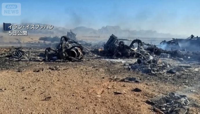 パイロット救出作戦でのCH-130輸送機2機の残骸…米軍は意図的に破壊、イランは撃墜と主張！