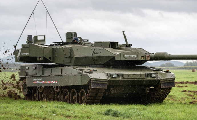 レオパルト2A8戦車にアクティブ防護システム「トロフィー」採用…欧州でのAPS普及が本格化する兆し！